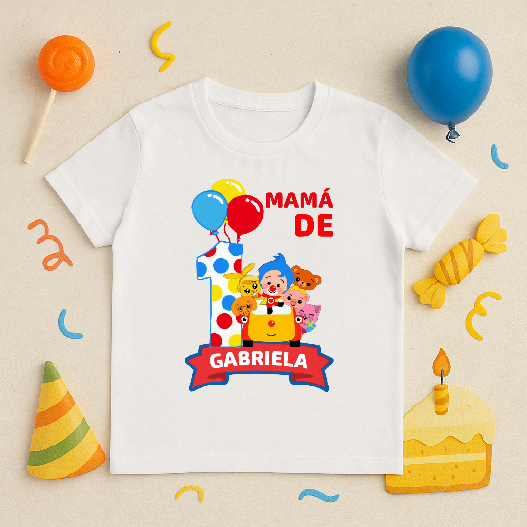 Polos Personalizado Temática Unisex Friendly Clown