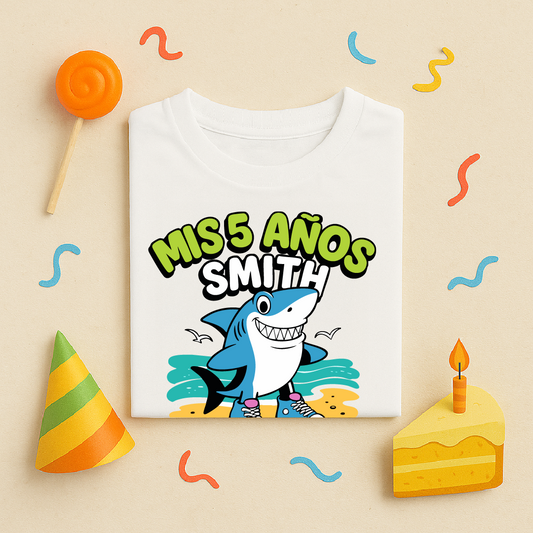 Polos Personalizado Temática Unisex Shark Tr