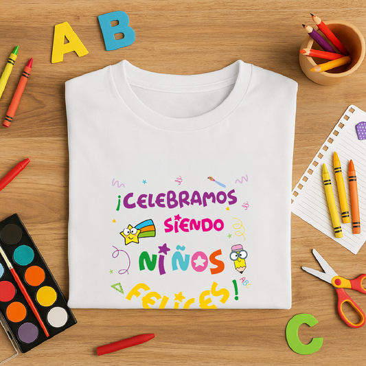 Polo Maestra Creativa – Sol y Arcoíris