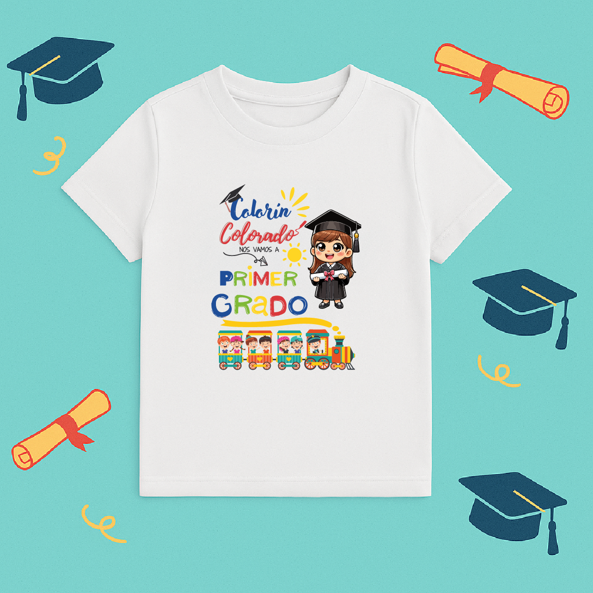 Polo Infantil Personalizado – Graduación a Primer Grado