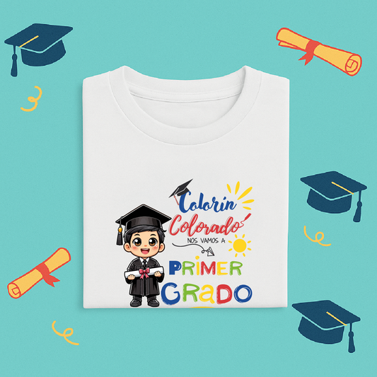 Polo Infantil Personalizado – Graduación a Primer Grado