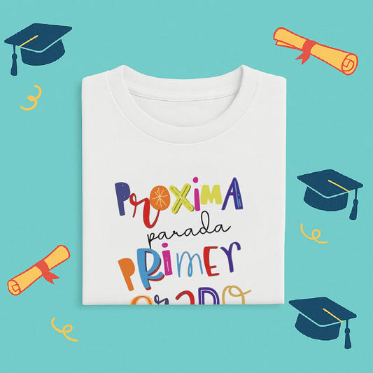 Polo Infantil Personalizado – Próxima Parada Primer Grado