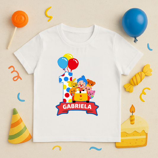 Polos Personalizado Temática Unisex Friendly Clown