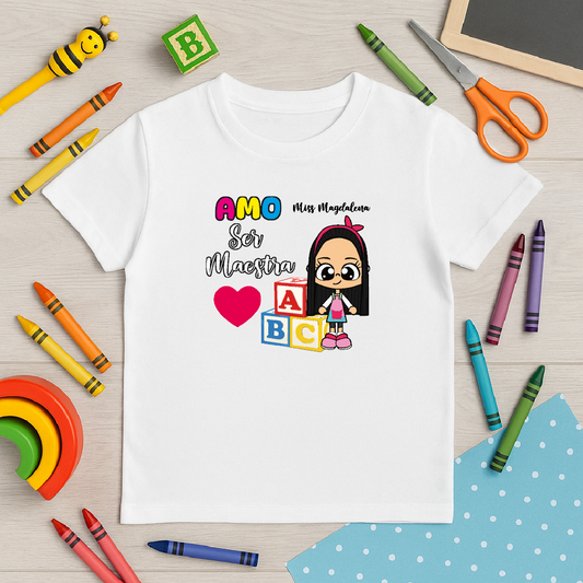 Polo Amo Ser Maestra – Bloques ABC